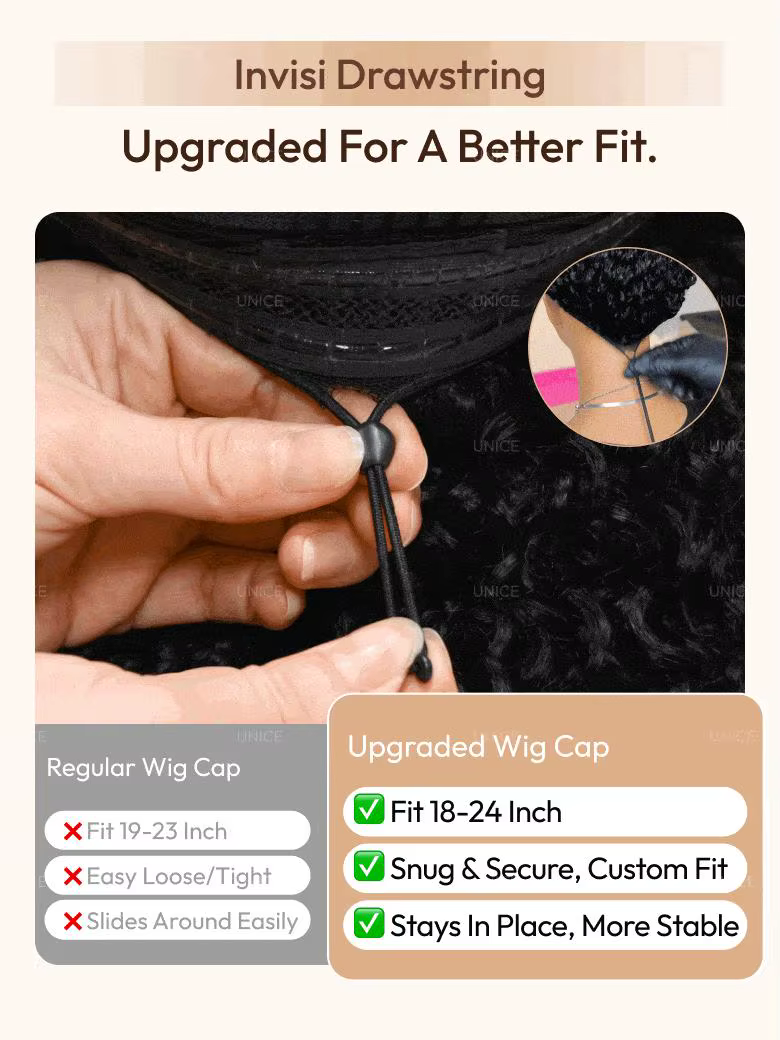 UNice 13x4 Pré-tout ™ HD dentelle et dentelle transparente avant Pull And Go 3D vague de corps per