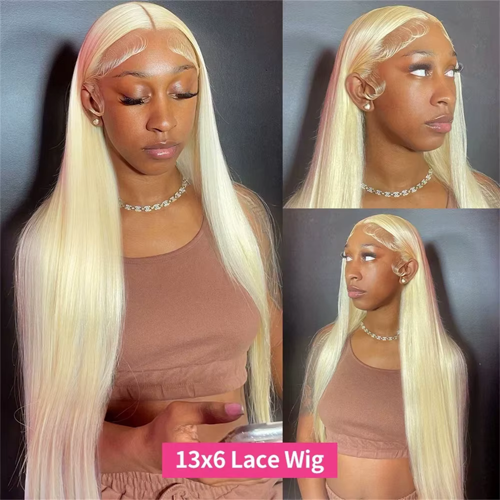 Silkwave 613 Hd dentelle frontale perruque 13x6 perruques de cheveux humains couleur Blonde droite 1