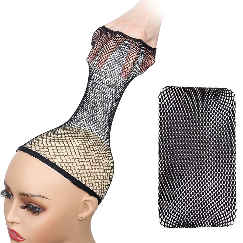 Filets à cheveux bonne qualité maille tissage noir perruque filet à cheveux faisant des casquettes t