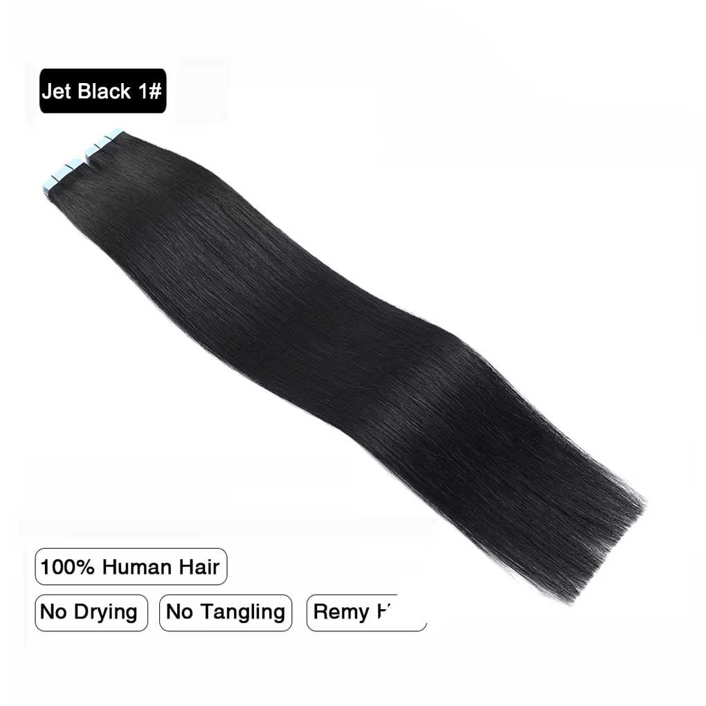 Bande Auburn dans les Extensions de cheveux cheveux humains cuivre peau trame ruban adhésif dans les