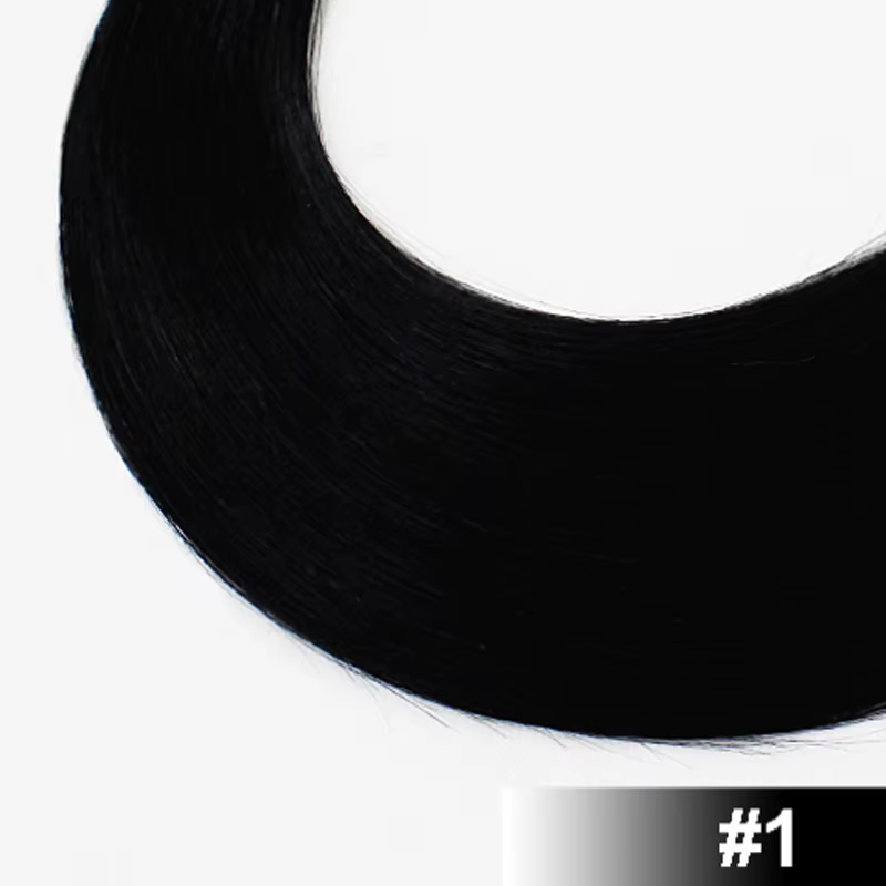 Extensions de Cheveux Humains Naturels Lisses avec Micro Anneau, Remy, Vierges, Pré-Collés, Micro Bo
