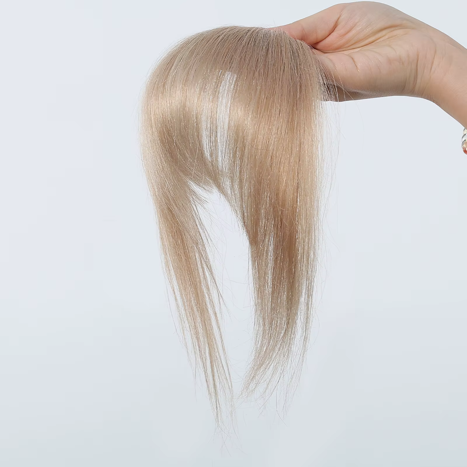100% cheveux humains frange Blonde brun vaporeux Bang pince à cheveux en frange frange avec branches