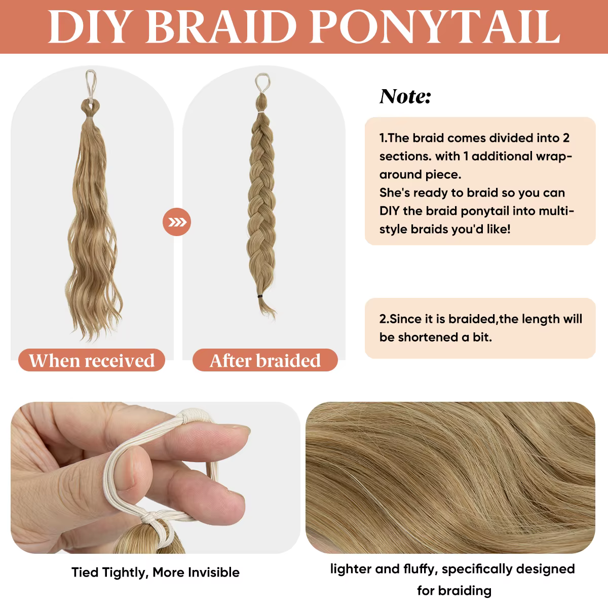 Cheveux synthétiques Chignon Chignon postiches auto-enroulement boule cheveux Bun femme bricolage Ch