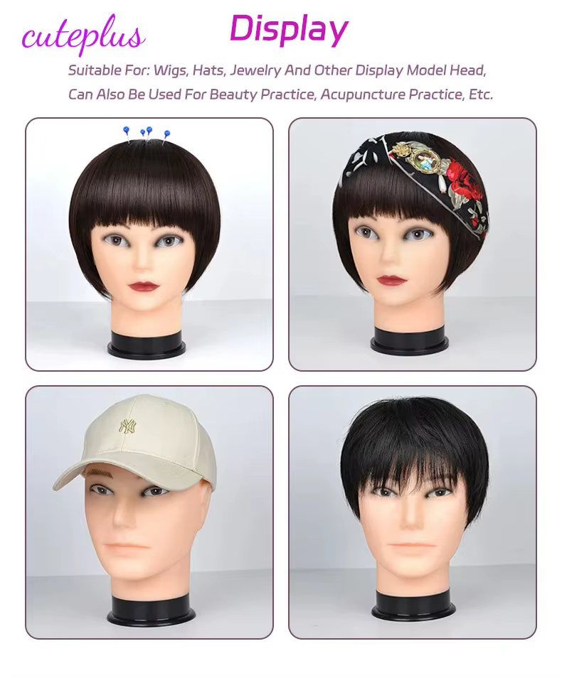 Tête de mannequin chauve-mannequin de formation en cosmétologie professionnelle chauve pour la fabri