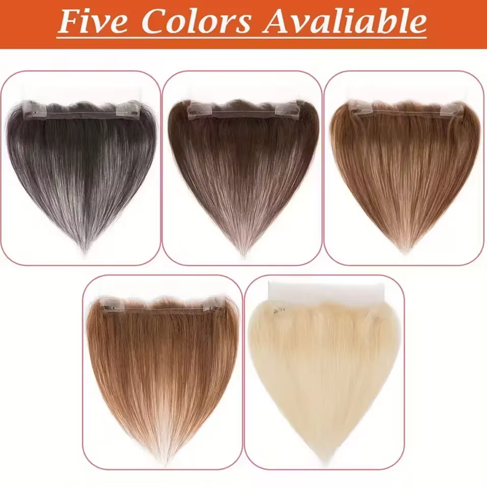 Perruque Lace Frontal Wig naturelle, naissance des cheveux, 13 × 2 pouces, avec ligne de pêche régla