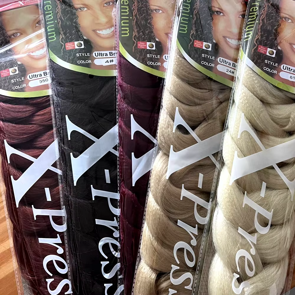 Tresses synthétiques Jumbo longues de 82 pouces, Extensions capillaires au Crochet, tresses pré-étir