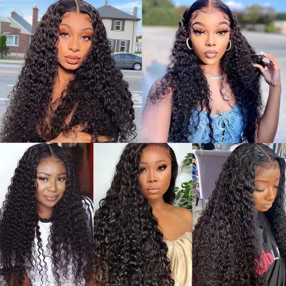 Extensions de cheveux humains avec fermeture, vague profonde birmane, cheveux vierges, 3 à 4 extensi