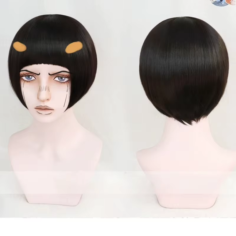 Perruque de Cosplay Anime Bruno Bucciarati Rock Lee, perruques synthétiques résistantes à la chaleur