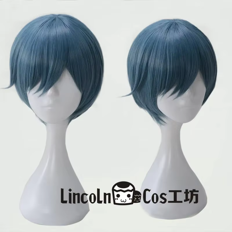 Perruque courte noire Ciel Phantomhive de l'anime Kuroshitsuji (Livre de l'Atlantique) pour cosplay,