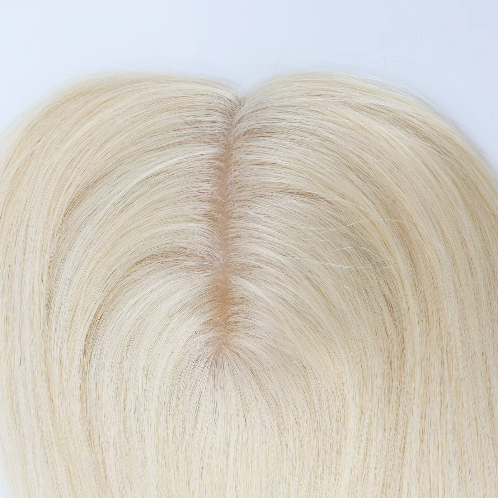 # Prothèse capillaire pour femme en cheveux humains Remy naturels, densité 150%, avec base en soie 6