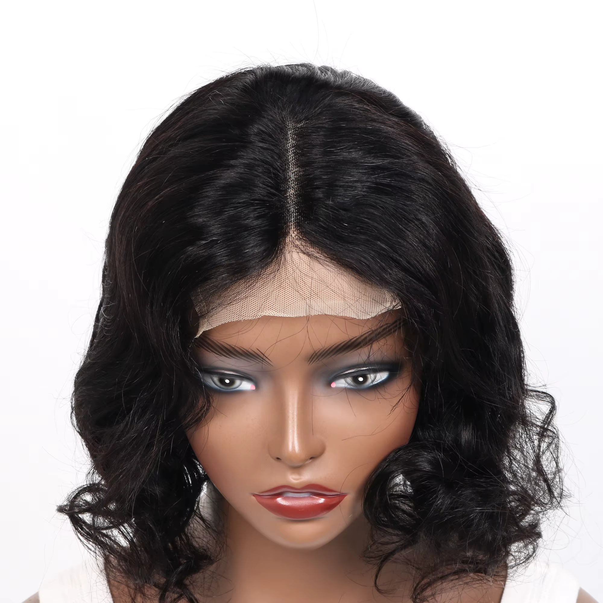 Perruque Lace Front Wig Body Wave Brésilienne Naturelle, Cheveux Humains, 4x4, 13x4, Pre-Plucked, po