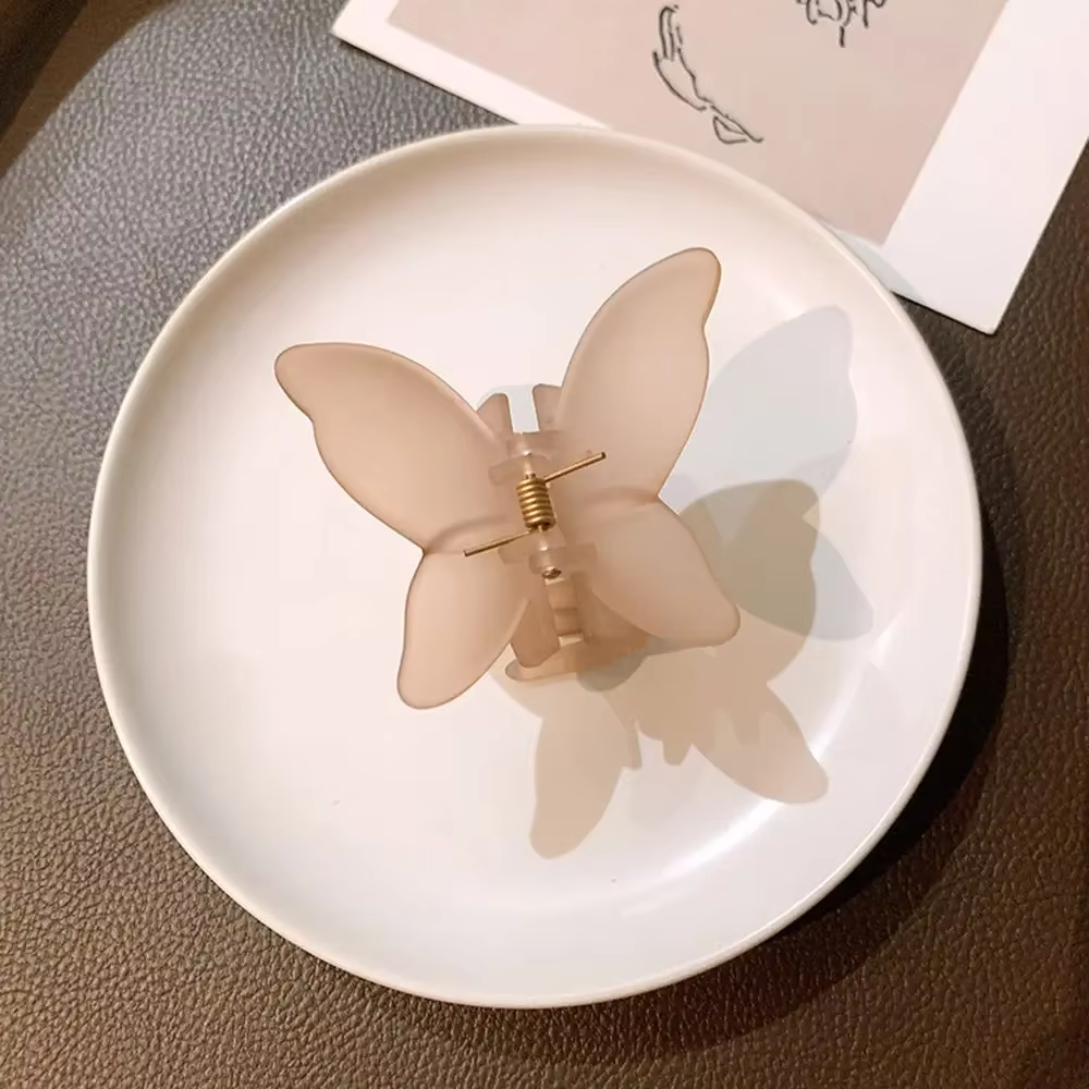 Pince à cheveux papillon pour femmes et filles, barrettes papillon coréennes, pinces crabe, épingles