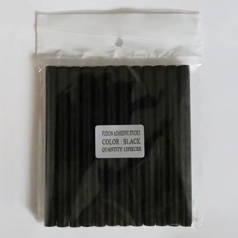 Bâtons de colle pour extensions de cheveux, 12 pièces, bâton de colle thermofusible pour extensions