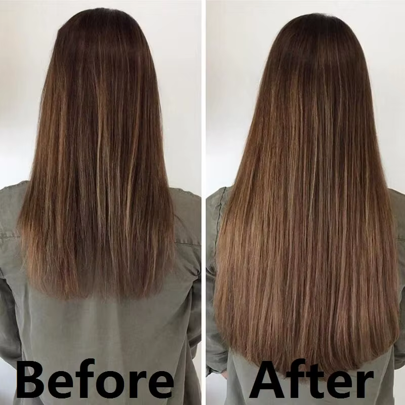 WIGSIN synthétique 6 pièces/ensemble Extension de cheveux longue droite à clipser Extension Invisibl