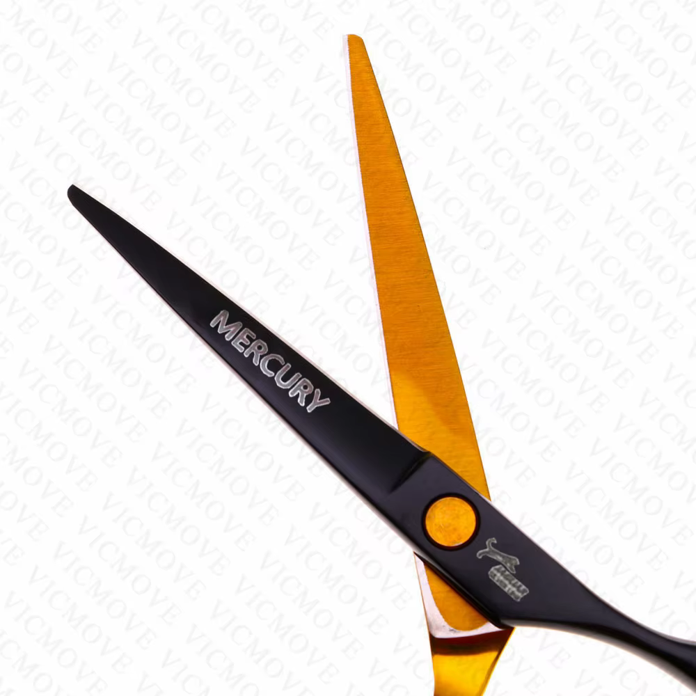 Ciseaux à cheveux professionnels de haute qualité, 5.5 pouces, ensemble de coupe et amincissement, p