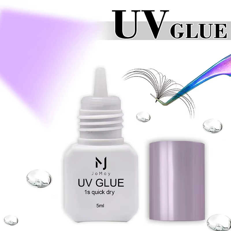 Colle UV Led pour Extension de cils, 0.5S, étanche, Super forte, accélère par 0.5 secondes, durcisse