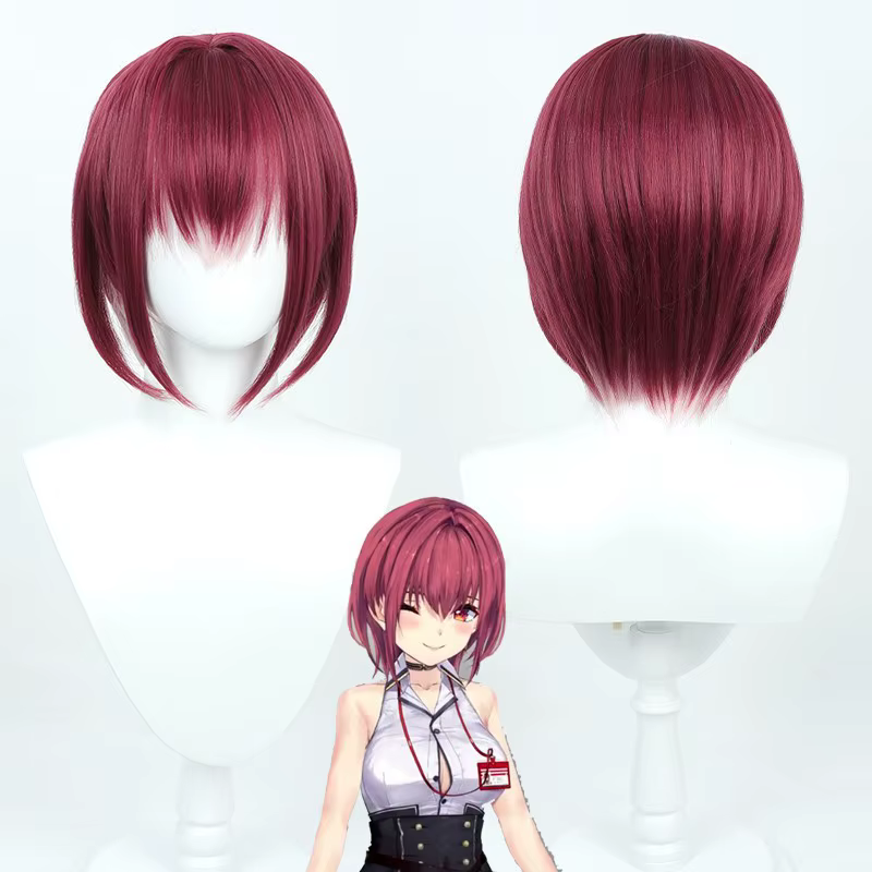 【Wetrose】En stock, Perruque de cosplay Hololive Virtual YouTuber Vtuber Houshou Marin, différents st