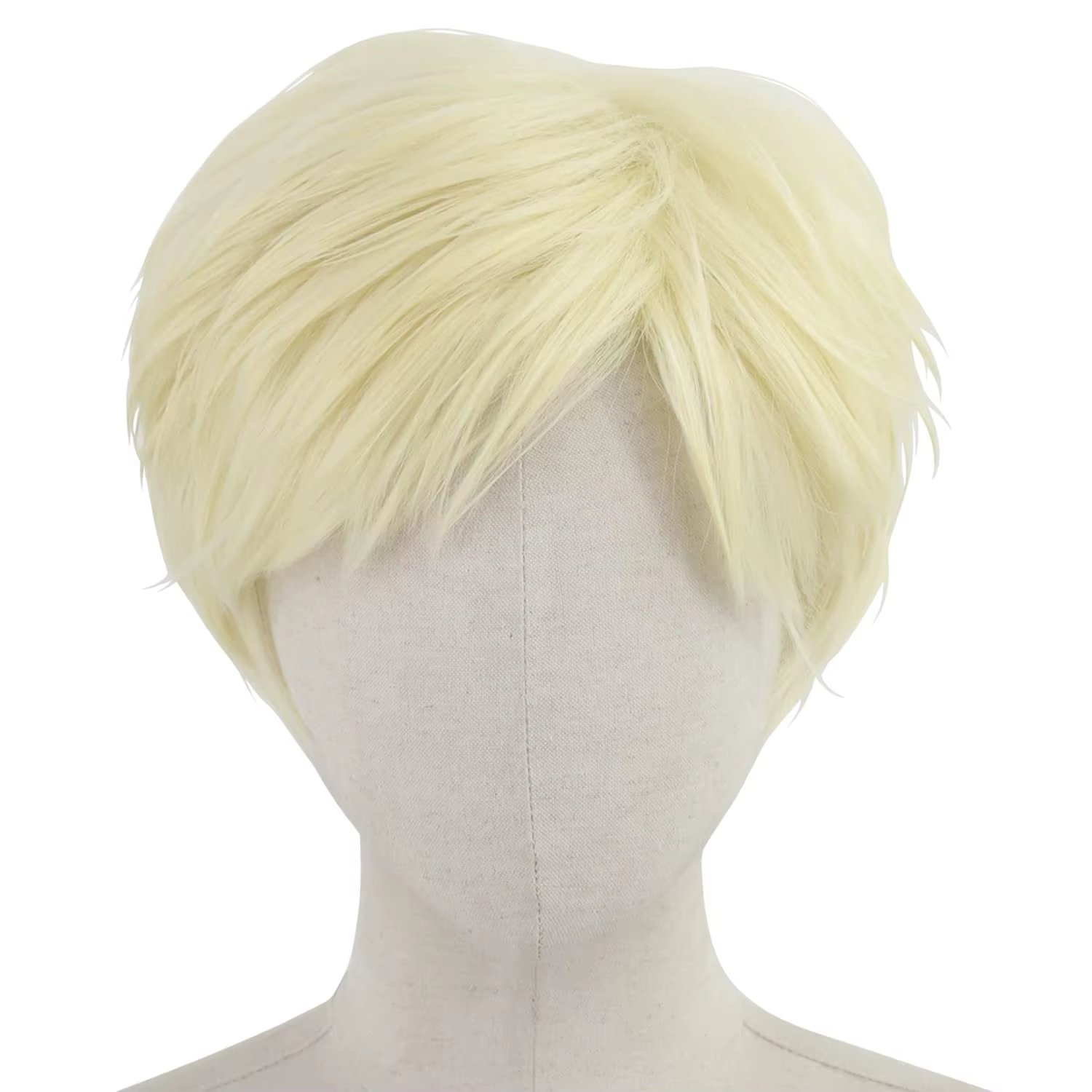 Perruque de cosplay marron à couches courtes pour hommes/femmes, perruques synthétiques résistantes