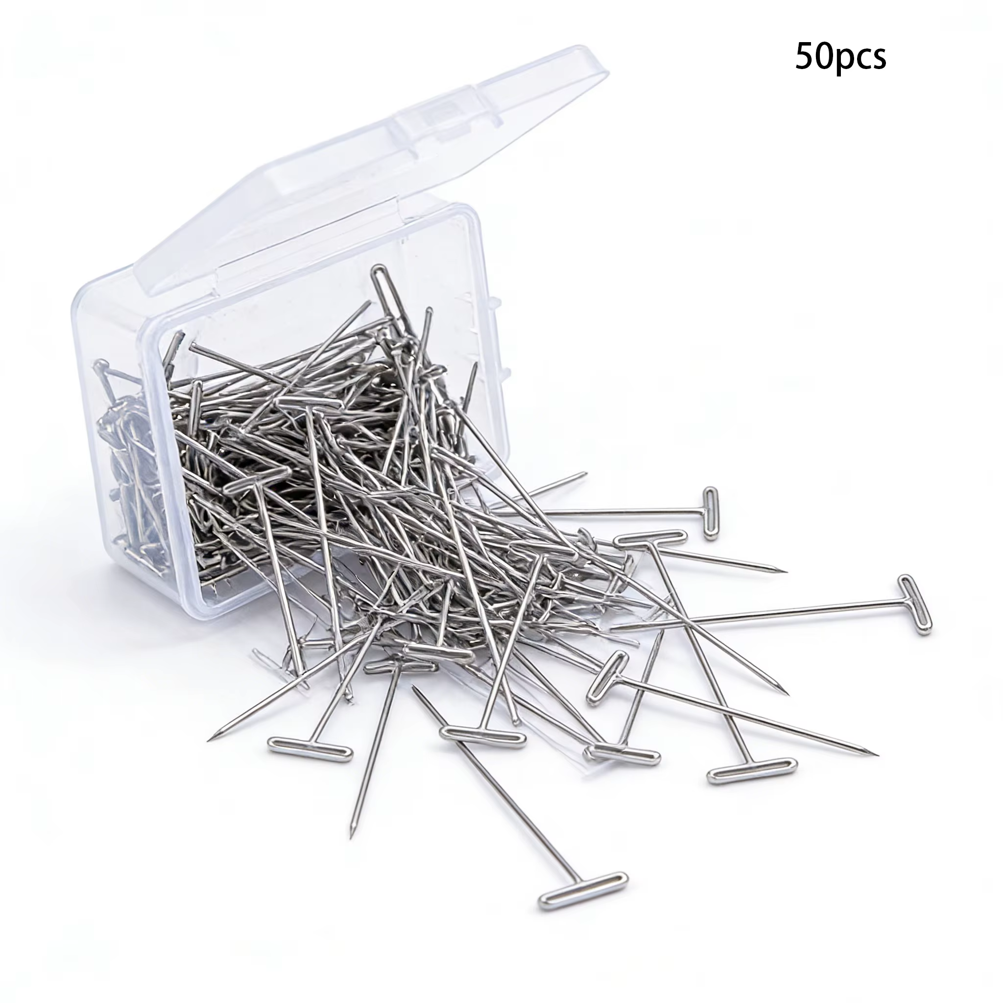 Épingles en T pour perruques, fixation de têtes de mannequin, épingles de blocage, outils de coiffur