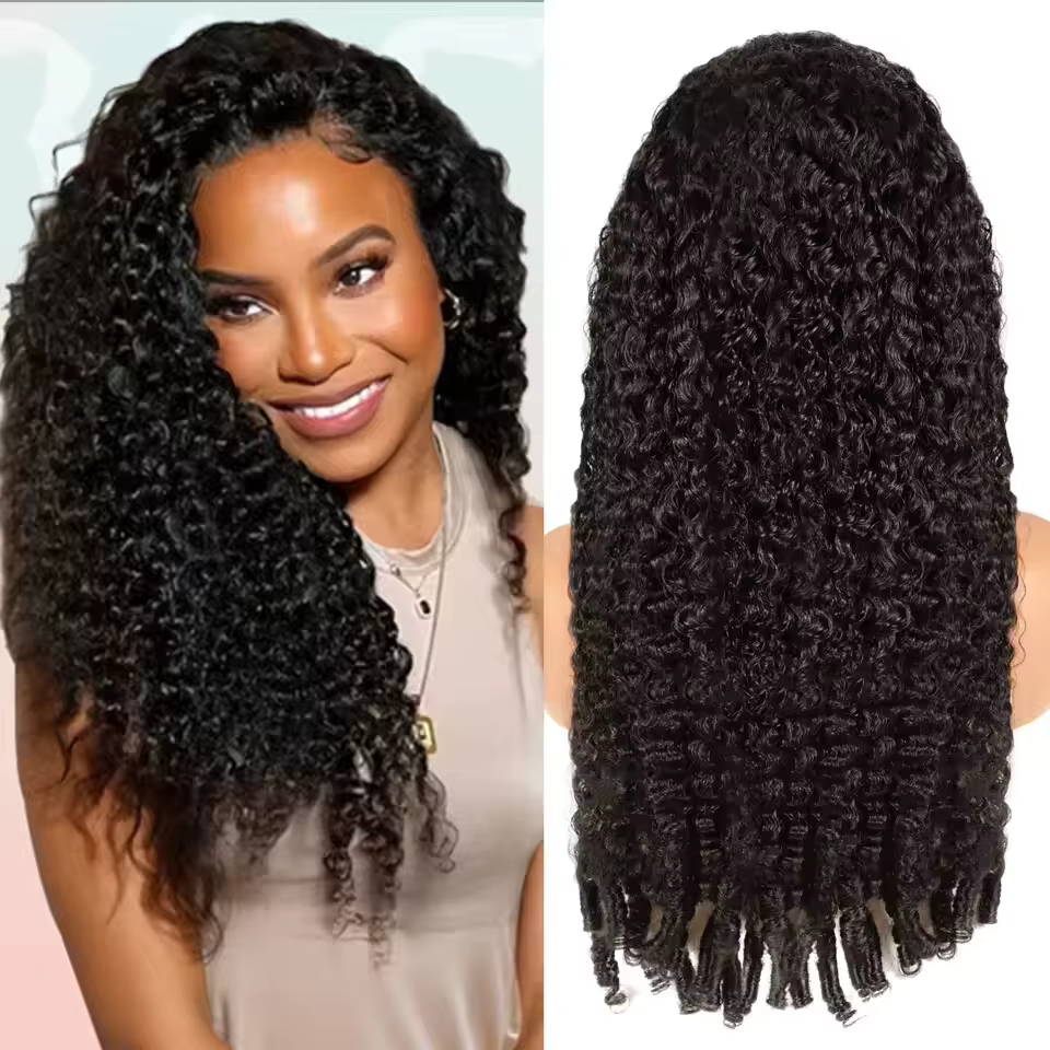 Perruque Cheveux Bouclés Birmans 13X4 13X6 HD Lace Frontale en Cheveux Humains Densité 200 Perruques