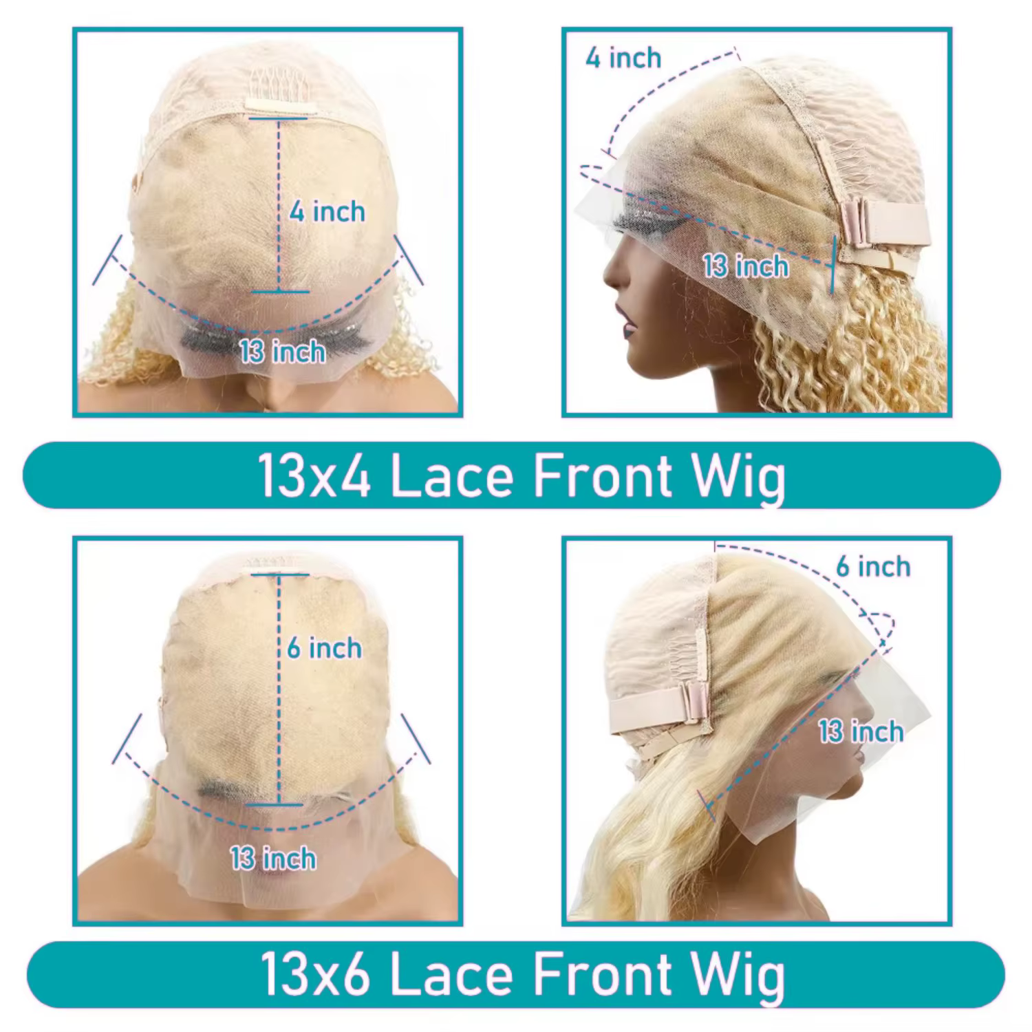 613 perruque de cheveux humains 13x6 vague de corps Blonde HD dentelle frontale perruque pré plumée 