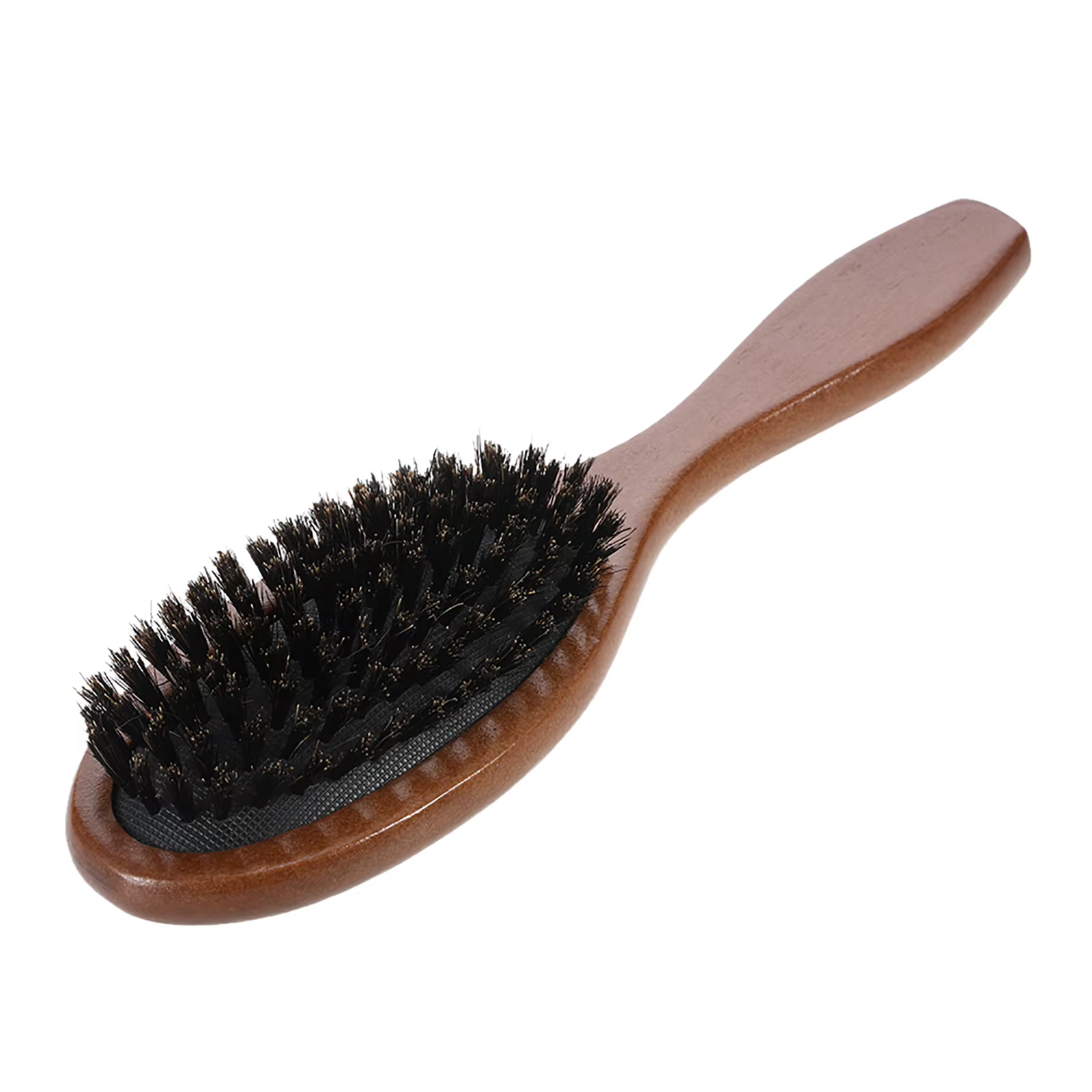 Brosse à cheveux de sanglier naturelle, peigne ovale antistatique, brosse d'extension de cheveux, Ma
