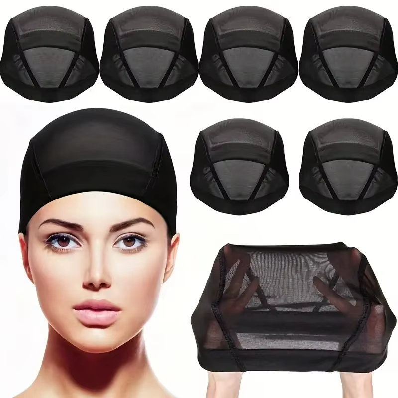 Bonnet de perruque en maille Spandex, dôme, plus facile à coudre dans les cheveux, bonnet de tissage