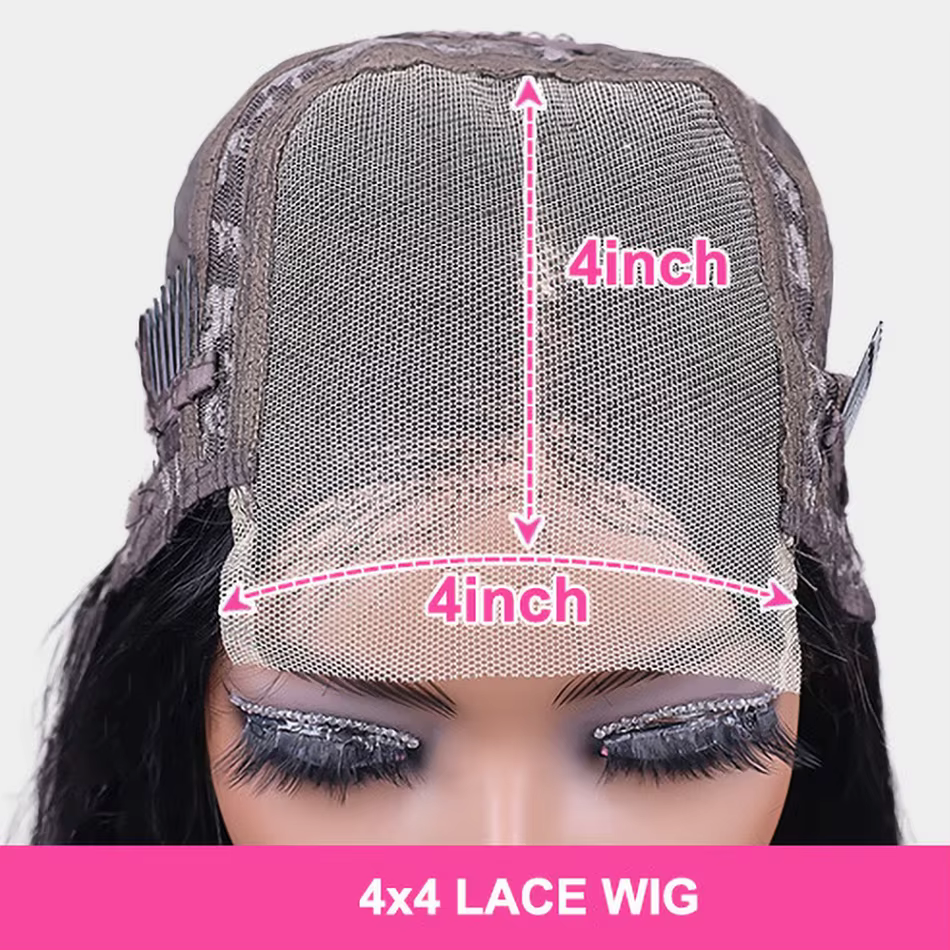 Perruque Lace Front Courte Bob Bouclée 13x4 Style Vietnamien, Perruque Frontale Deep Water Wave 2x6 