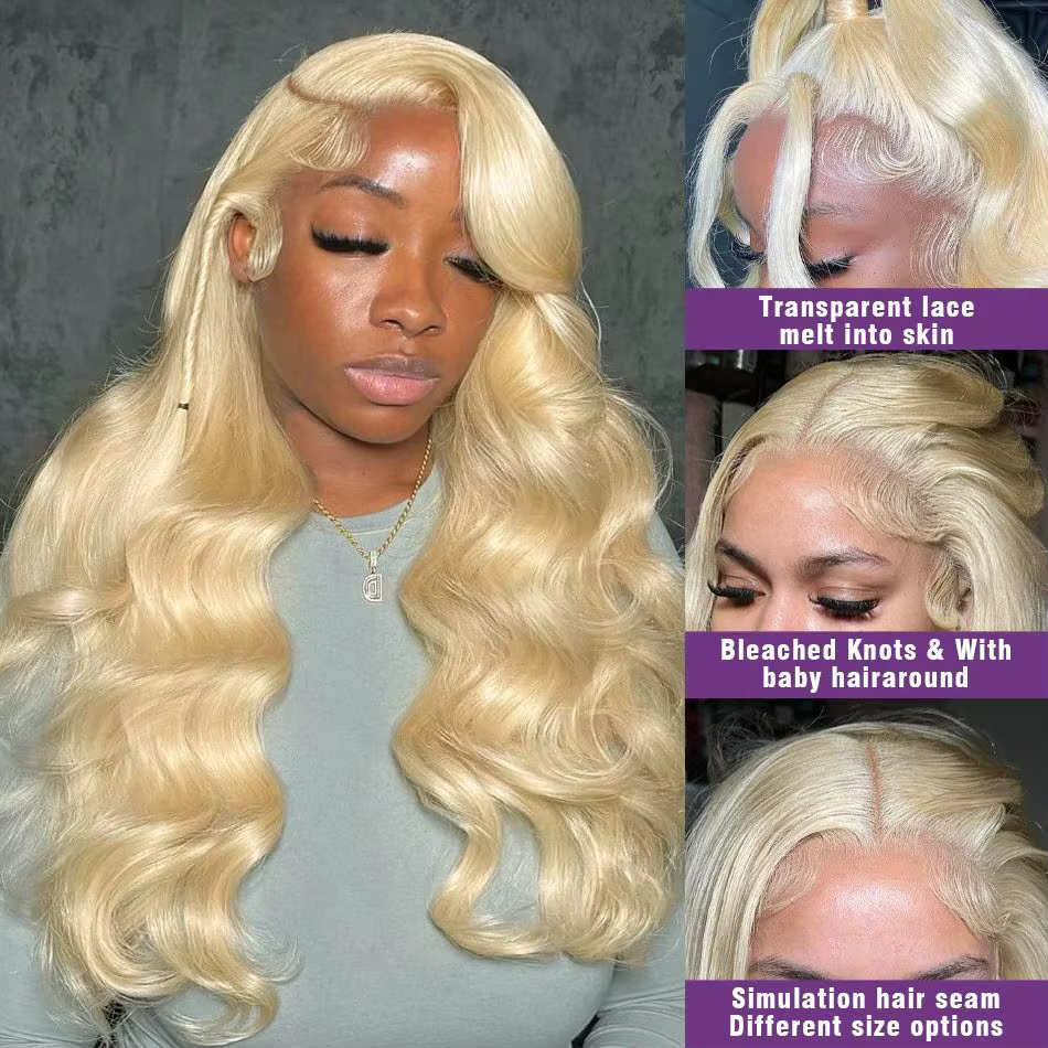 613 Hd dentelle frontale perruque 13x6 perruques de cheveux humains vague de corps 30 pouces 250 den