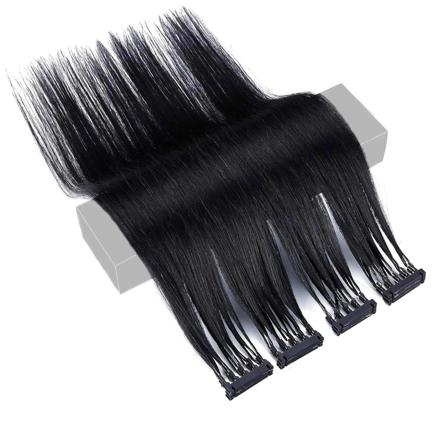 Ali Queen Hair 6D Extensions de cheveux 100% vrais cheveux humains cheveux raides paquet 10 pièces 5