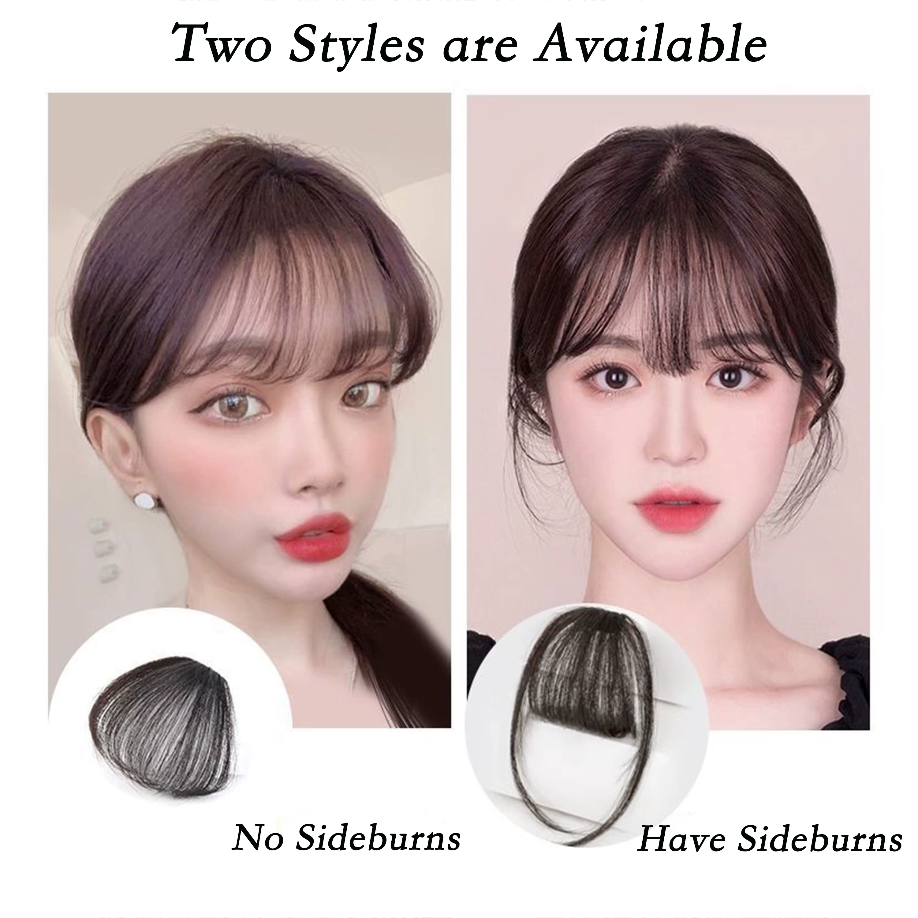 Faux franges à clipser pour femmes, extensions capillaires synthétiques, outils de coiffure, postich
