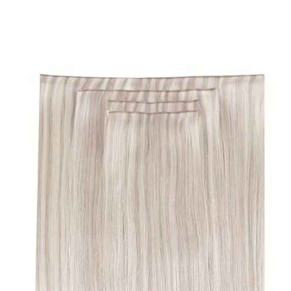 Bande Invisible pleine brillance dans les Extensions de cheveux de trame cheveux humains 4 pièces tr