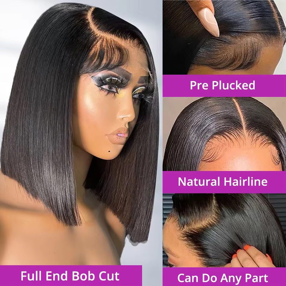 250% de densité 13x4 13x6 HD dentelle avant cheveux humains perruques pour les femmes Perruques brés