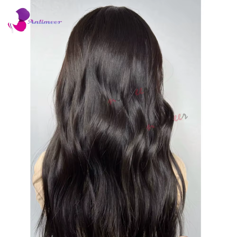 Perruque Lace Frontale Balayage Brun Chocolat en Cheveux Humains Naturels pour Femmes, Perruque Brun