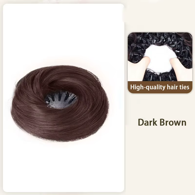 Nouveau chignon synthétique 2026, postiche élastique pour chignon, extension de chignon, coiffure fa