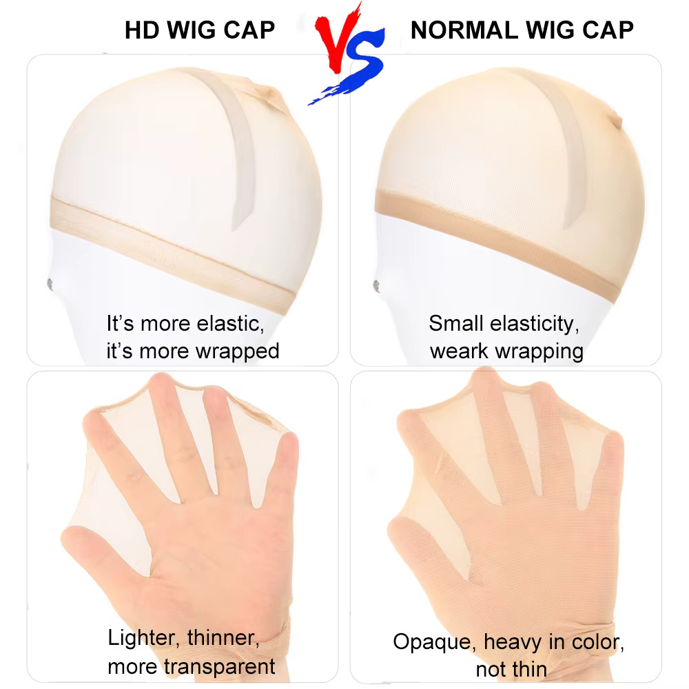 Bonnet de perruque Invisible Hd, 10/20 pièces, bonnet de bas fin, maille extensible en Nylon, filet