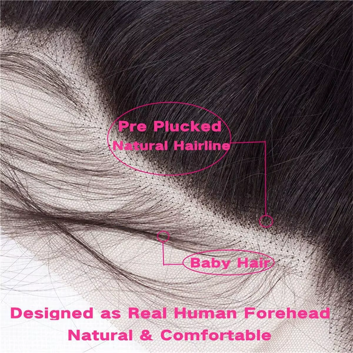 Extensions de cheveux humains naturels Remy Body Wave en lots avec frontal, 3 lots avec frontal en d