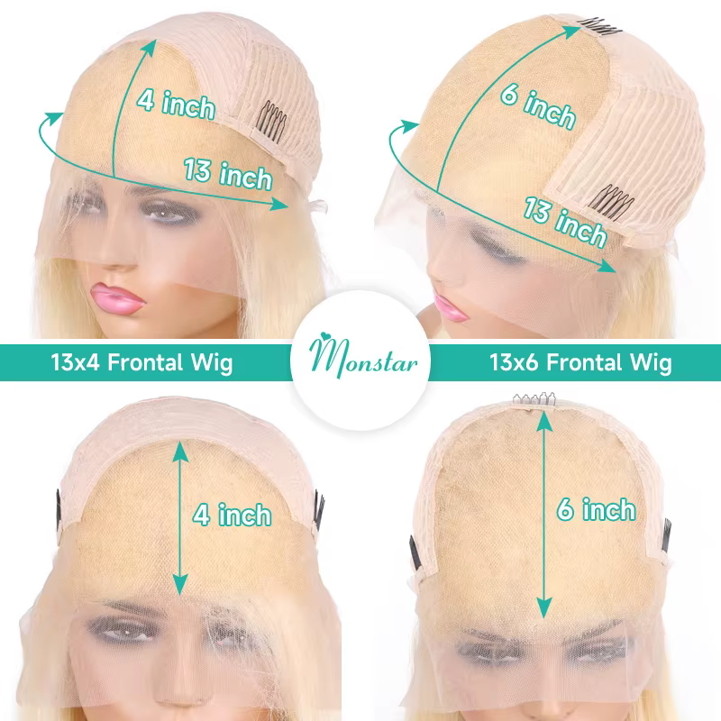 Perruque Lace Front Wig Body Wave naturelle, cheveux humains, couleur blond miel, 13x4, 13x6, 613 HD