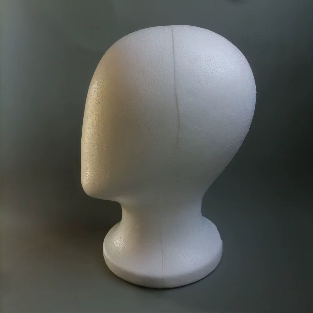 Tête de Mannequin en mousse pour femme, 22 pouces, affichage de la tête de perruque, outils de coiff
