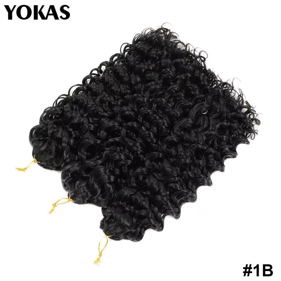 GOGO Curl Extensions de cheveux synthétiques au Crochet pour femme 14 18 22 pouces Faux Locs Afro Cu
