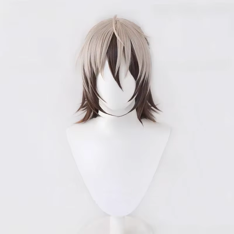 Game Nu: perruque de Cosplay de carnaval Rei, perruques mi-amarrées dégradées, cheveux synthétiques 