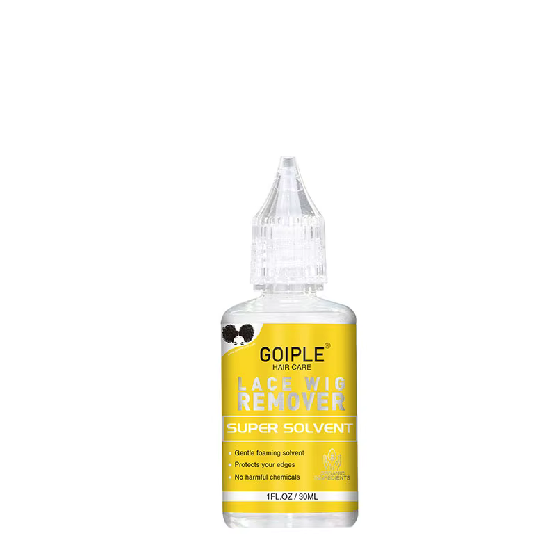 Kit de colle et de dissolvant pour perruques en dentelle Goiple, tenue extrême imperméable, sans rés