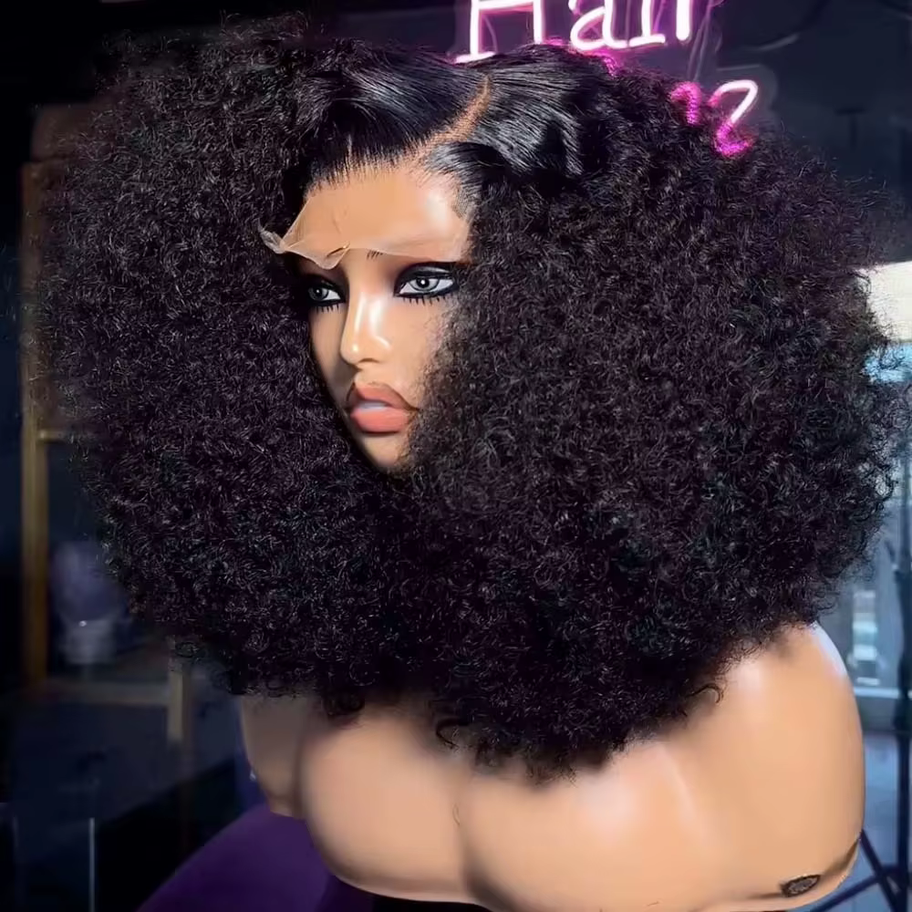 Perruques Bob Courtes Ondulées en Cheveux Humains avec Dentelle Transparente HD 13x4, Densité 180, P