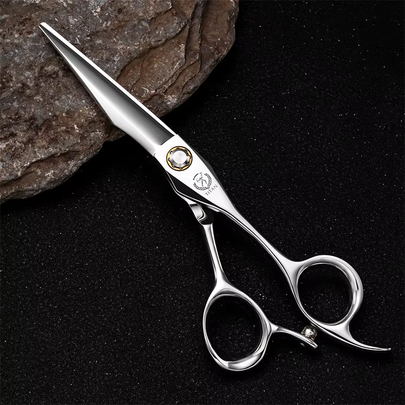 TITAN – ensemble de ciseaux à cheveux professionnels, outils de coupe pour salon de coiffure, ciseau