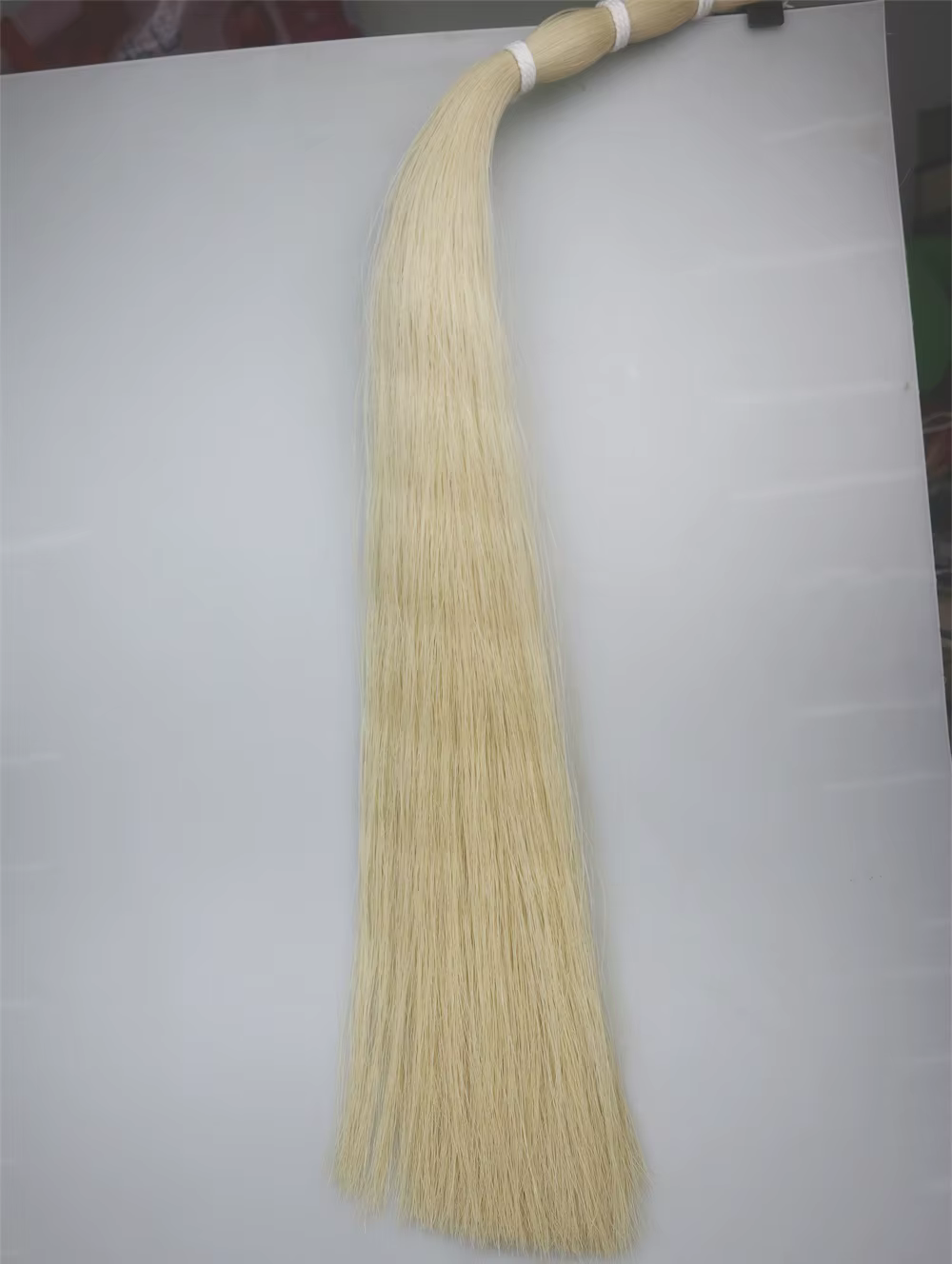 500g 100% vrais cheveux de queue de cheval blanc/noir/marron/gris violoncelle/Double basse/cheveux d