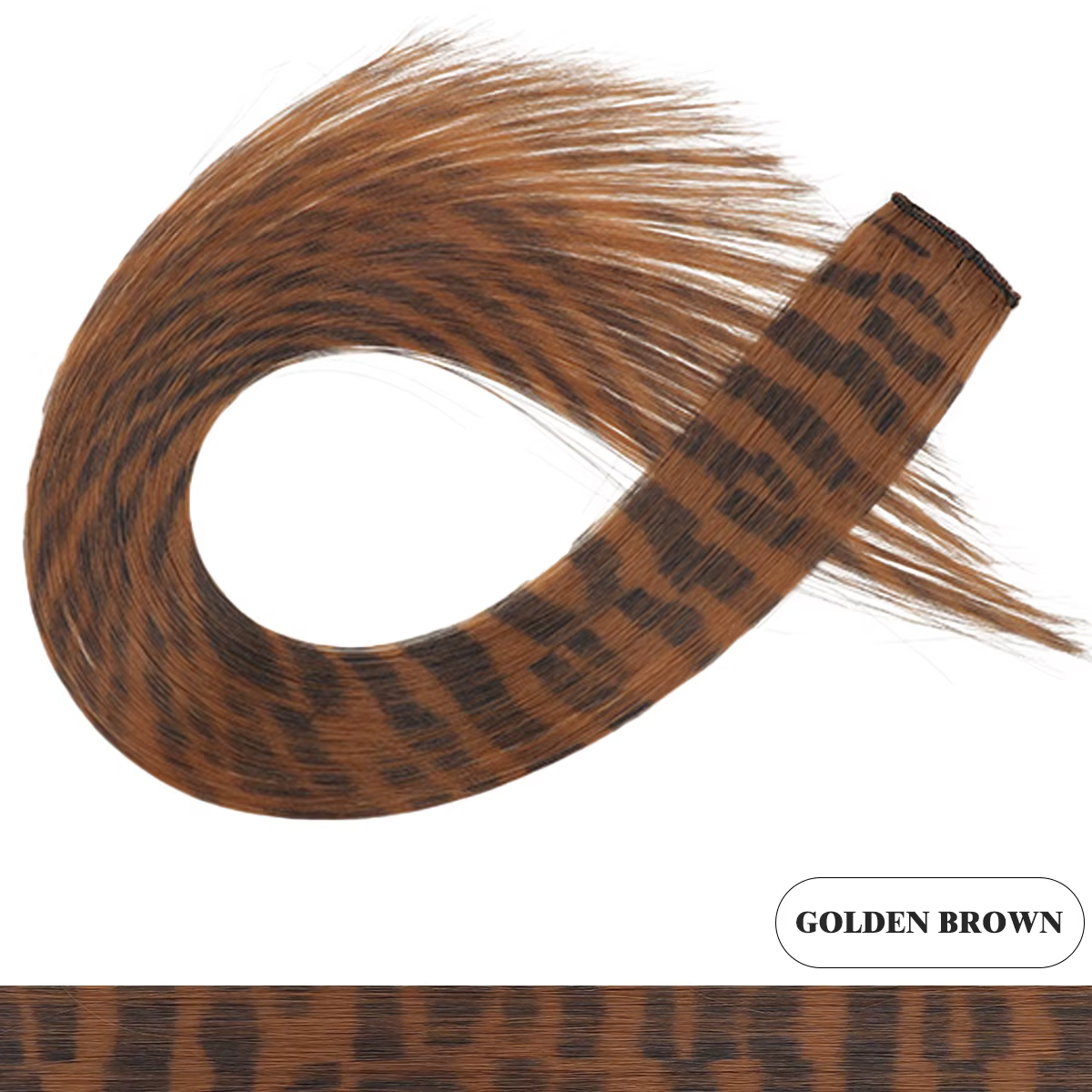Extensions de cheveux synthétiques colorées partie mettre en évidence extensions de cheveux à clipse