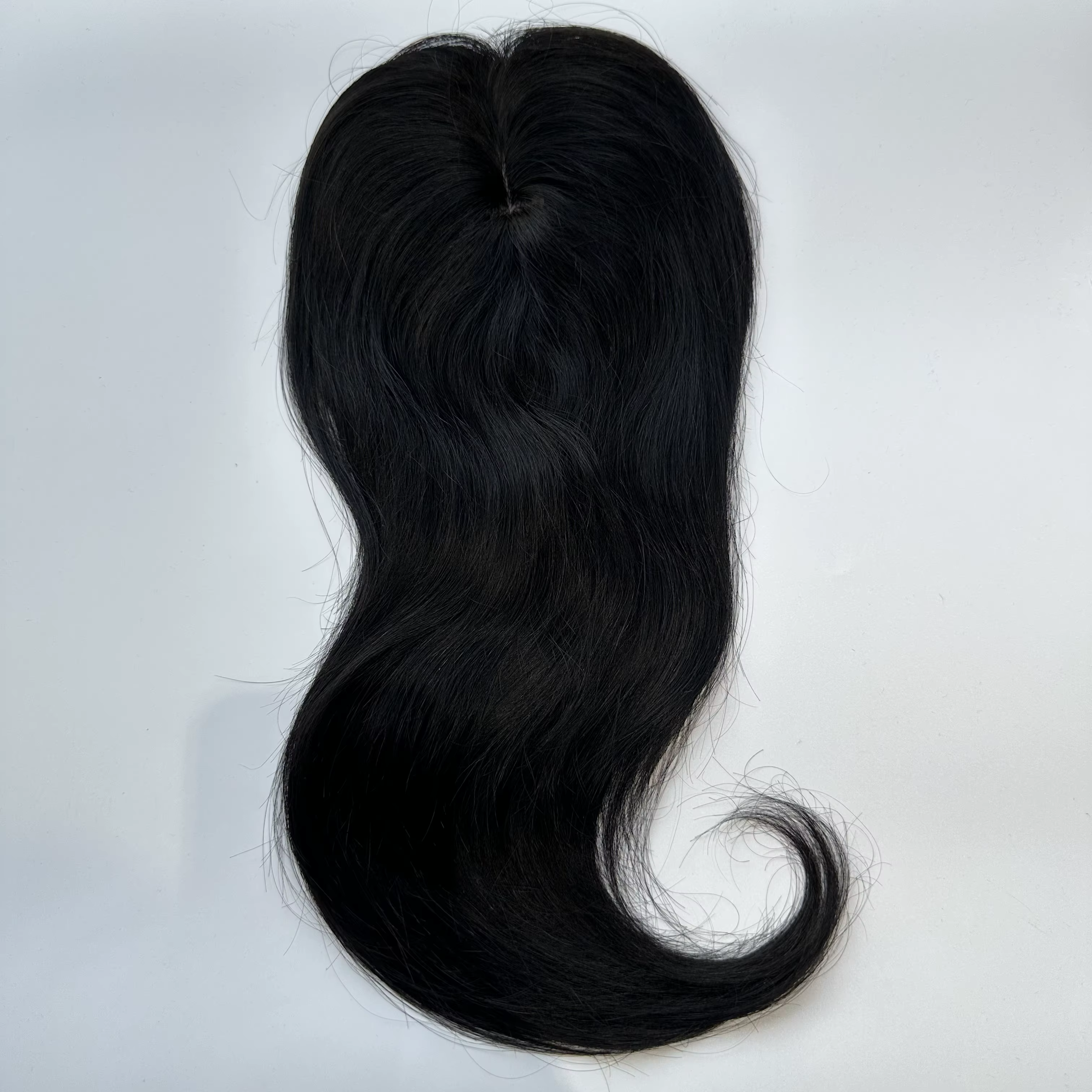 Topper de cheveux 100% humains, vendeur chaud en gros |   Postiche à clipser |   Article à déplaceme