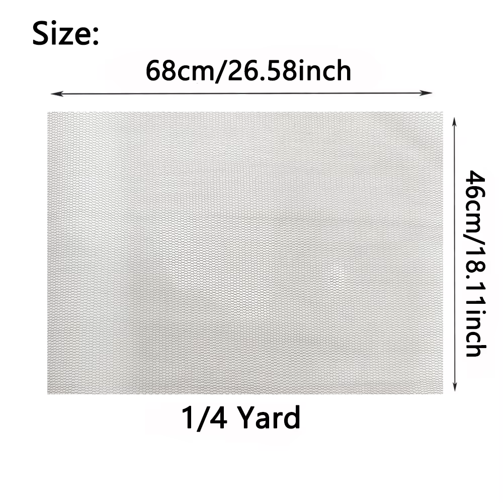 Filet en dentelle suisse de 1/4 Yard, pour la fabrication de perruque en dentelle, accessoires de fi