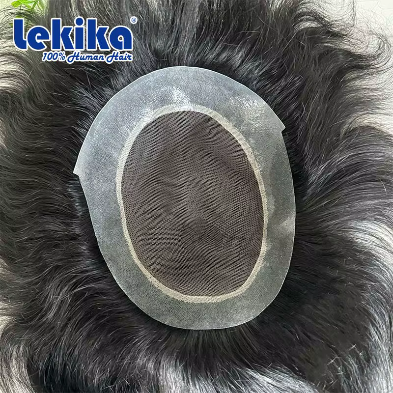 Australie Base dentelle Pu toupet hommes prothèse capillaire français dentelle perruque pour hommes