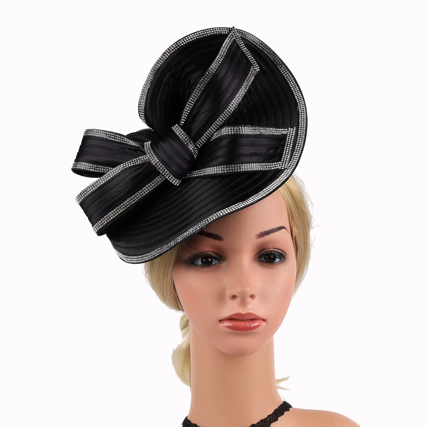Femmes Fascinators chapellerie chapeau fête mariage chapeau à large bord Fedora Kentucky Derby casqu